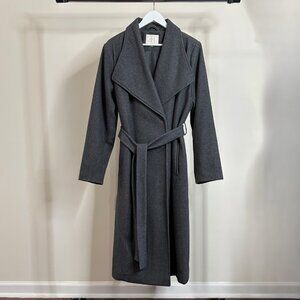 A NEW Day Gray Wool Wrap Coat | Women’s XXL | Belted Long Winter Coat